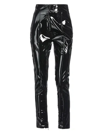 Chb Woman Pants Black Size L Polyester, Polyurethane In Black