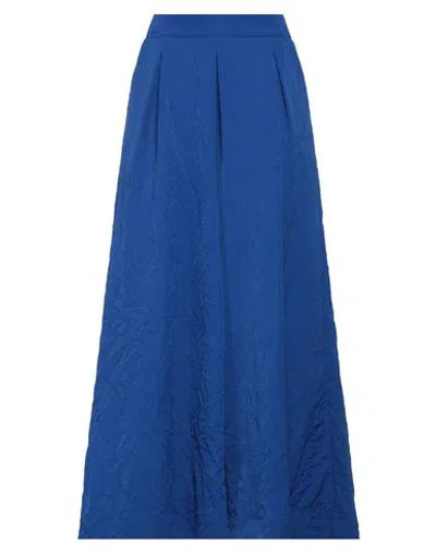 Collection Privèe Collection Privēe? Woman Pants Blue Size 6 Polyester, Elastane In Blue