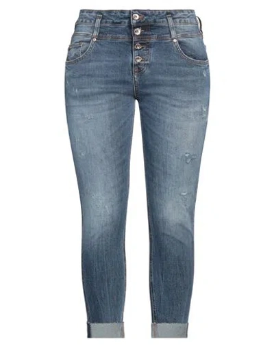 Staff Gallery Woman Jeans Blue Size 29 Cotton, Elastane In Blue
