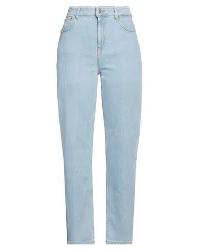 Trussardi Woman Jeans Blue Size 28 Cotton, Elastane In Blue