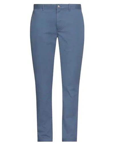 Tommy Hilfiger Man Pants Pastel Blue Size 29w-32l Cotton, Elastane In Blue