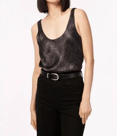 Cami Nyc Andressa Cami In Gray Snake In Grey