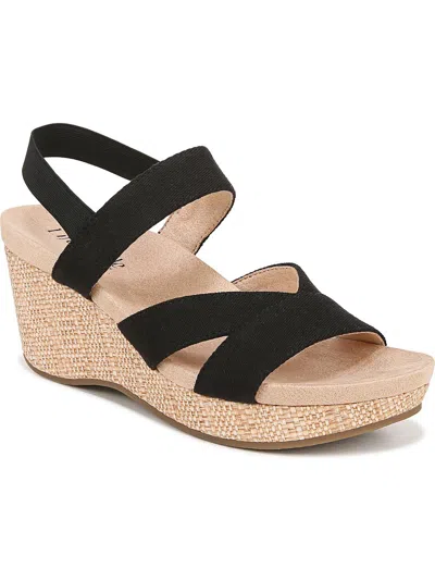 LIFESTRIDE WOMENS ESPADRILLE WEDGE HEELS 
