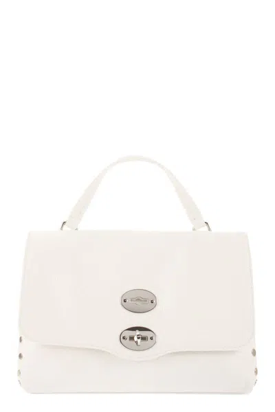 Zanellato Postina Daily Shoulder Bag With Removable Strap In White