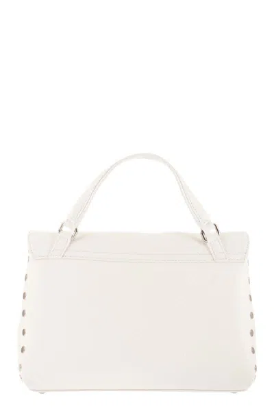 Zanellato Postina Daily Shoulder Bag With Removable Strap In White