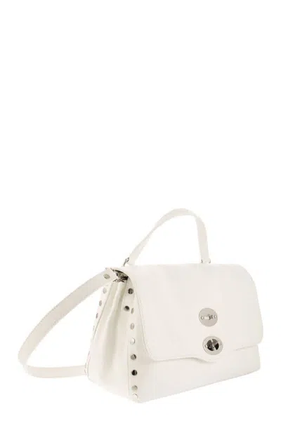 Zanellato Postina Daily Shoulder Bag With Removable Strap In White