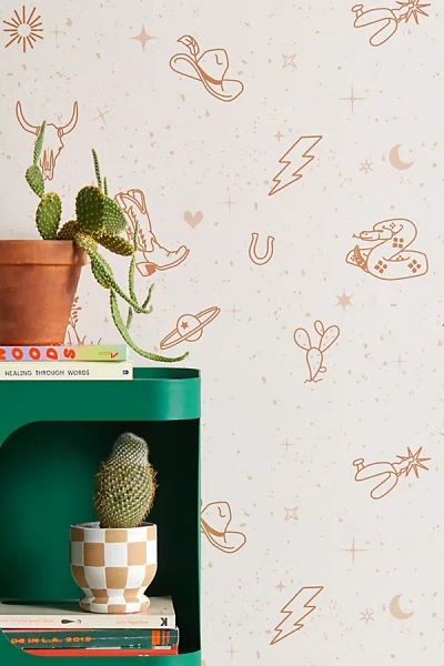 Allie Falcon Cowboy Things Removable Wallpaper At Urban Outfitters
