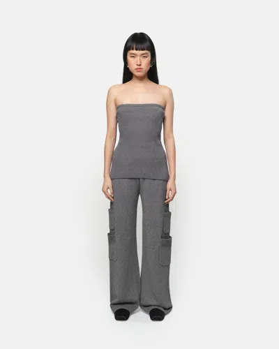 Apparis Ribbed-knit Bandeau Top