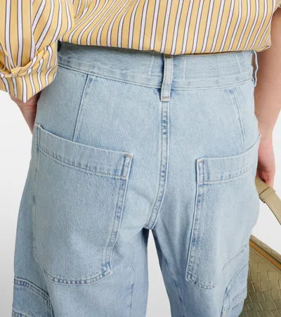 Citizens Of Humanity Marcelle Cargo Pants Cloud Nine In Blue