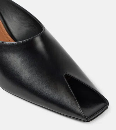 Alaïa 55 Leather Mules In Black