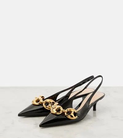 MARINA皮革高跟鞋