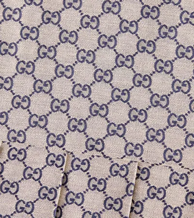 GG帆布棉质混纺连衣裙