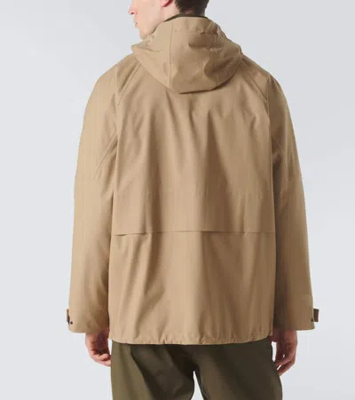 Loro Piana Wool-blend Technical Jacket In Beige