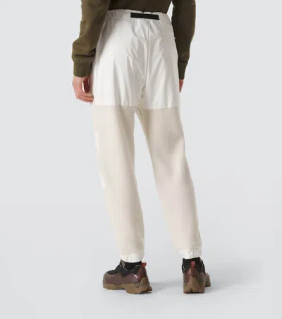 Loro Piana Cashmere And Technical Sweatpants In White