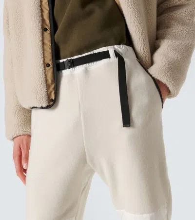 Loro Piana Cashmere And Technical Sweatpants In White