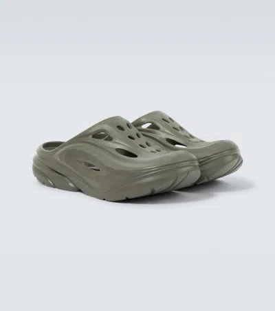Hoka Gender Inclusive Ora Recovery Mule In Green