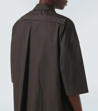Rick Owens Camicia Shirt In Brown