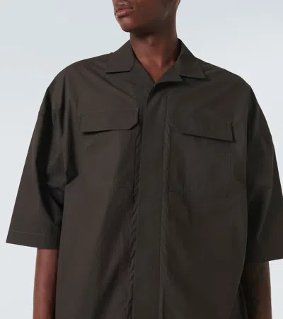 Rick Owens Camicia Shirt In Brown