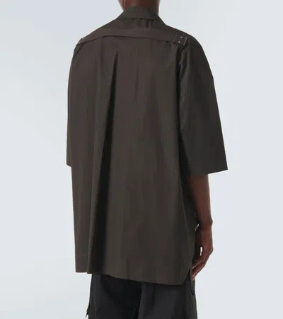 Rick Owens Camicia Shirt In Brown