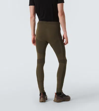 Loro Piana Silk-blend Leggings In Green