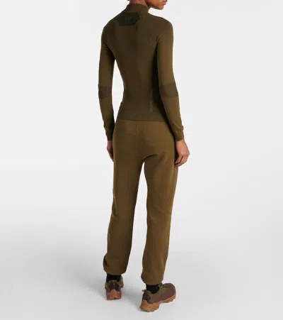 Loro Piana Ribbed-knit Silk-blend Sweater In Green