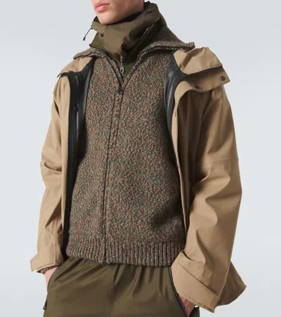 Loro Piana Cashmere Zip-up Sweater In Multicoloured