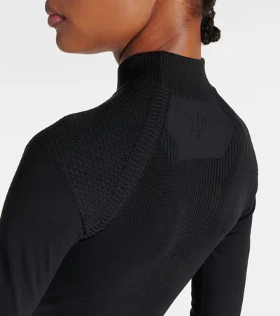Loro Piana Ribbed-knit Silk-blend Sweater In Black
