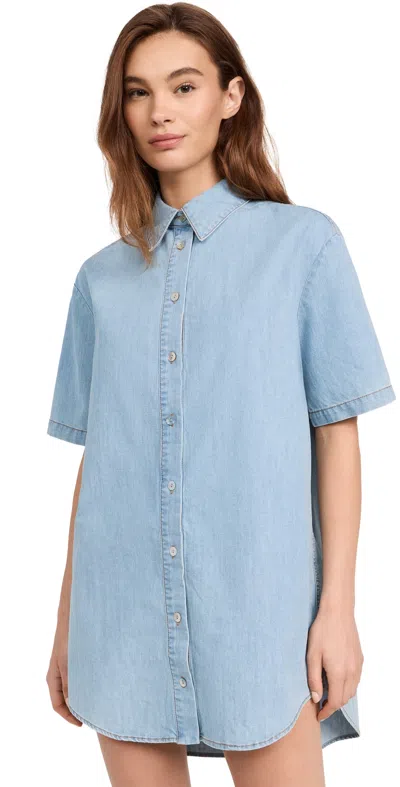 Opt O. P.t Chance Dress Denim Midwash In Denim Midwash