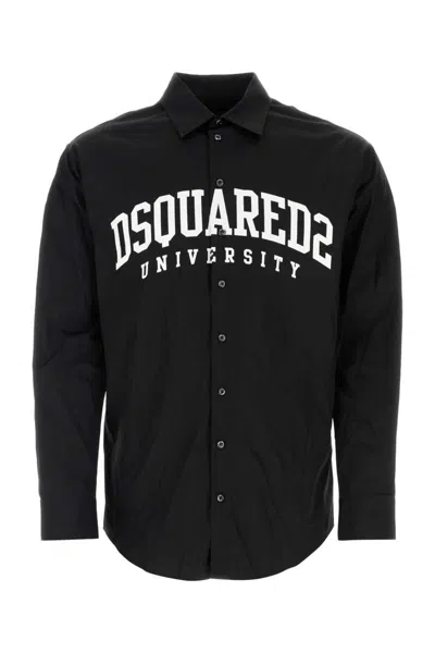 Shop Dsquared2 Shirts In Black