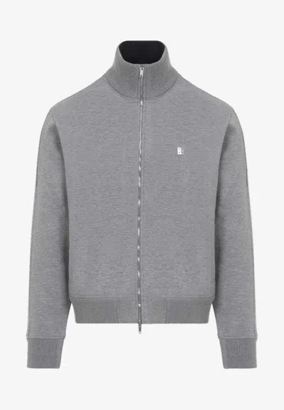 Shop Givenchy 4g Logo Tracksuit Jacket In Gray