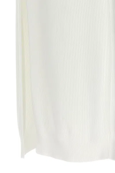 Shop Brunello Cucinelli Women Knitted Skirt In White