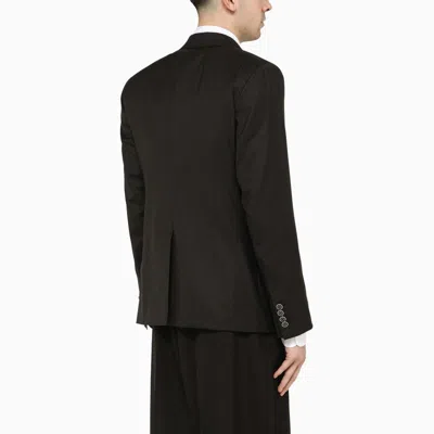 Shop Dolce & Gabbana Dolce&gabbana Oversize Black Tuxedo Jacket Men
