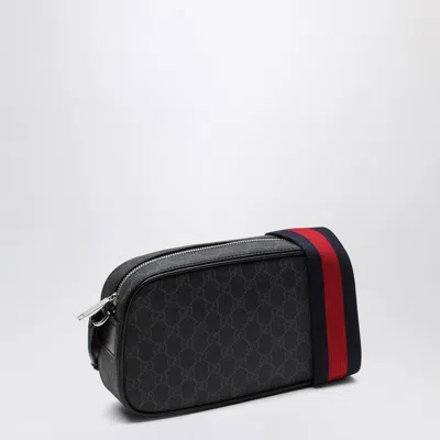 Gucci Black Gg Supreme Crossbody Bag In Black
