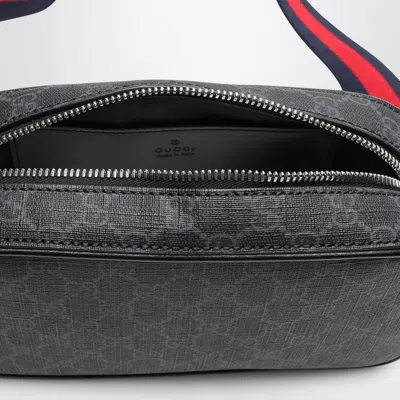 Gucci Black Gg Supreme Crossbody Bag In Black