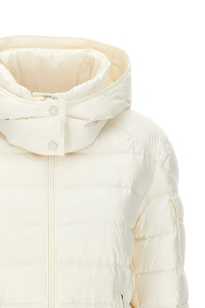 Shop Moncler Women 'dalles' Down Jacket In White