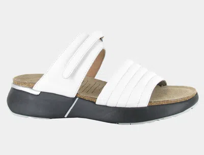 Yaleet Women's Naot Vesta Platform In Soft White Leather In Multi