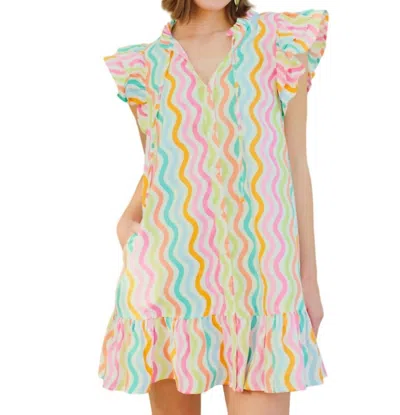 Michelle Mcdowell Abby Dress In Capri Crush Multi In Multi