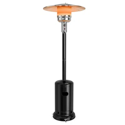 Hivvago Garden Propane Standing Lp Gas Steel Accessories Heater-bronze