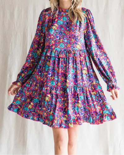 Jodifl Frilled To Be Here Dress In Multi In Multi