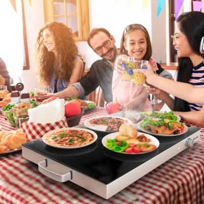 Hivvago 22 X 14 Inch Electric Warming Tray Hot Plate Dish Warmer With Adjustable Temperature
