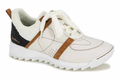 Jambu Women's Flo Sneaker In White/beige In Multi