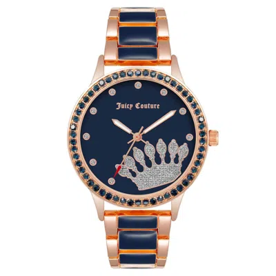 Juicy Couture Rose Gold Women Watch In Multi