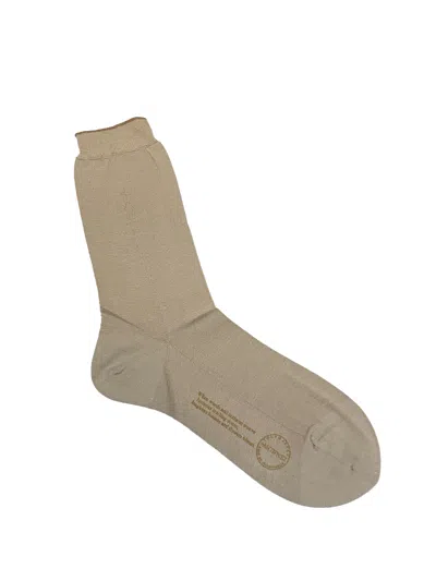 Antipast Cotton Socks In Beige