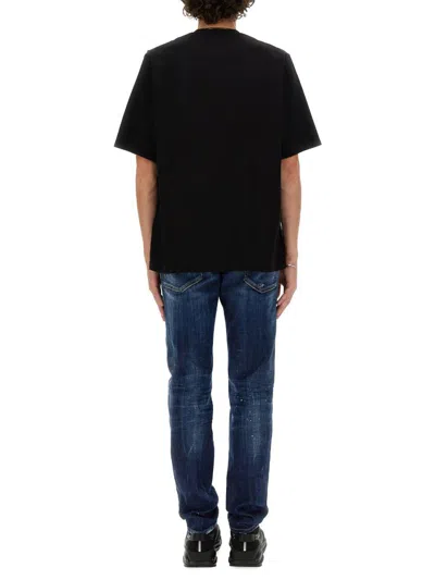 Shop Dsquared2 "dsq2" Loose Fit T-shirt In Black