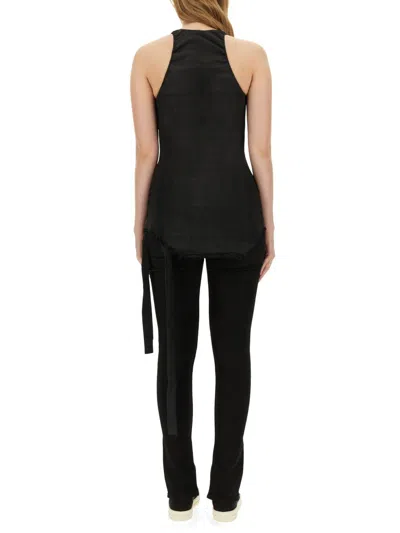 Shop Rick Owens Drkshdw Denim Top In Black