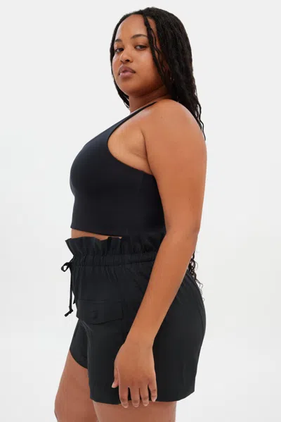 Girlfriend Collective Black Cora Pocket Short