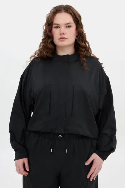 Girlfriend Collective Black Heidi Cropped Jacket