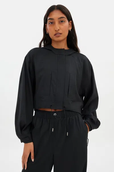 Girlfriend Collective Black Heidi Cropped Jacket