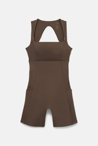 Girlfriend Collective Café Tina Open Back Unitard