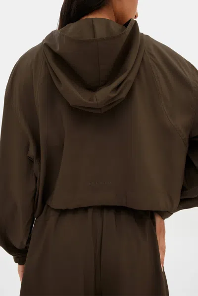 Girlfriend Collective Chestnut Heidi Cropped Jacket